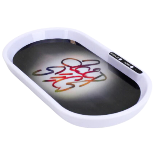 Product image White Bluetooth LED Rolling Tray 1