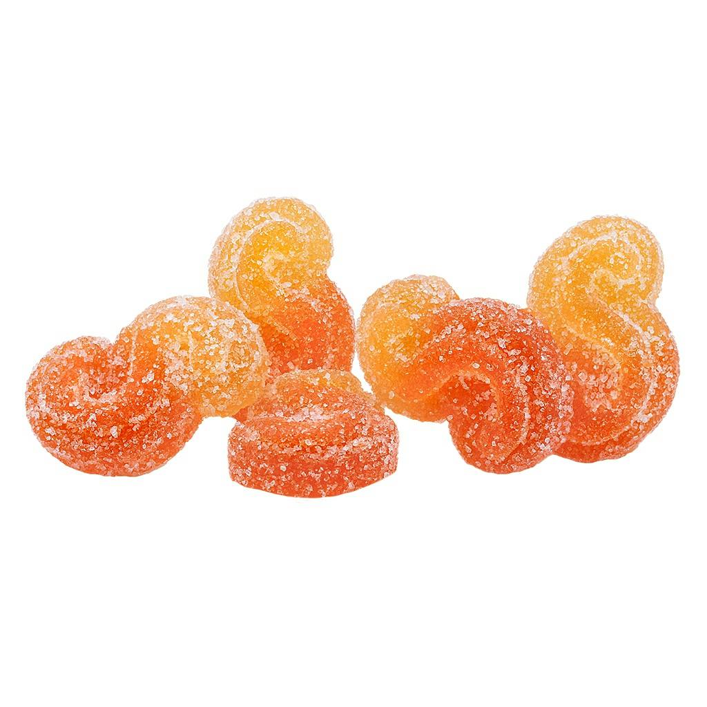Product image Spinach SOURZ  Peach Orange Hybrid  1:1 THC:CBD  5x 1